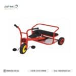دراجة 3عجلات مع مقعد لون احمر