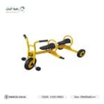 دراجة 3عجلات ثنائية لون اصفر