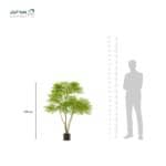 شجرة صناعية ناندينا اوراق خضراء 1.2 متر - Image 2