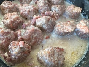 Makaron z pulpecikami w sosie carbonara - IMG 9001