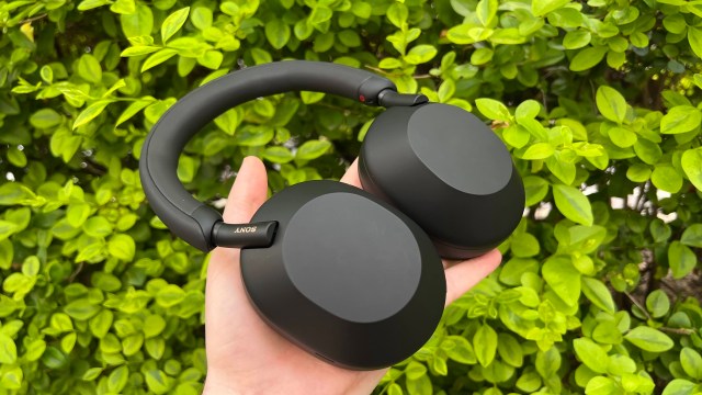 The noise-cancelling Sony WH-1000XM5 headphones