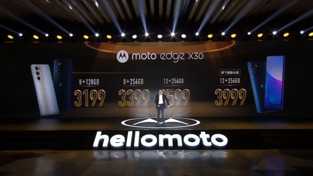 Moto Edge X30 event
