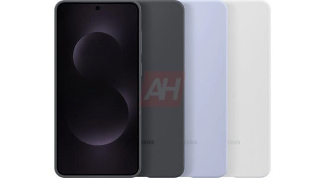 Leaked images of Samsung phone cases for the Samsung Galaxy S25 Edge via Android Headlines
