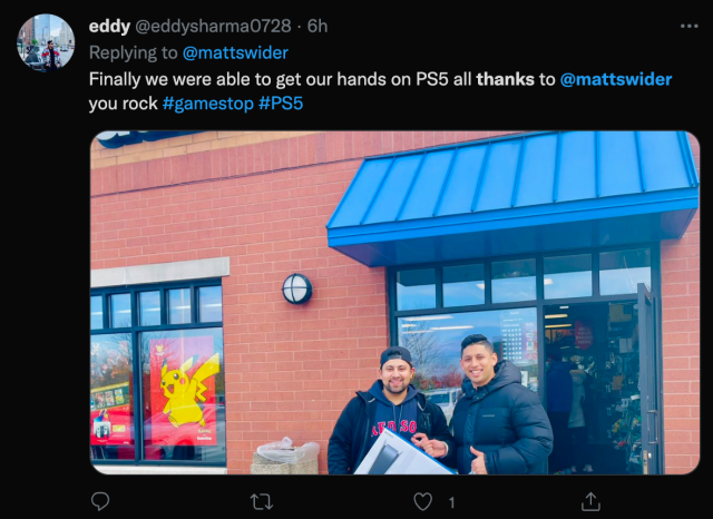 PS5 restock Twitter GameStop
