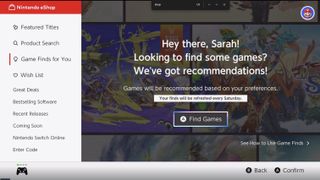 Nintendo eShop on Switch 2