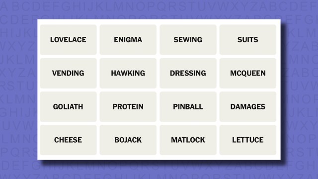 NYT Connections hints for game 746 on a purple background
