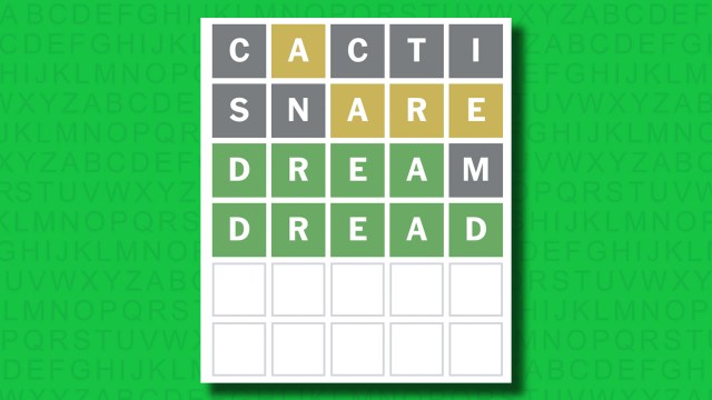 NYT Wordle answers for game 1480 on a green background