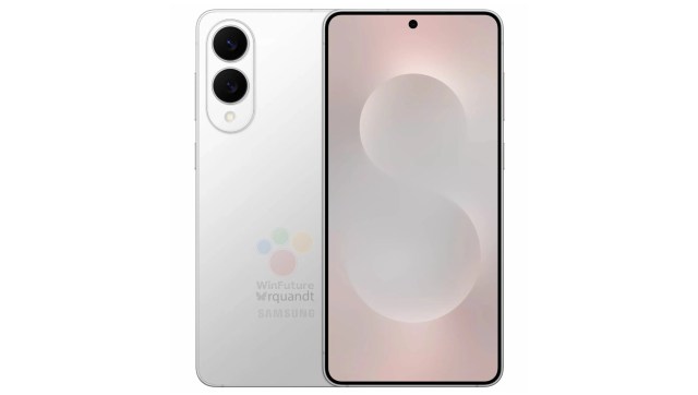 A leaked image of the Samsung Galaxy S25 Edge