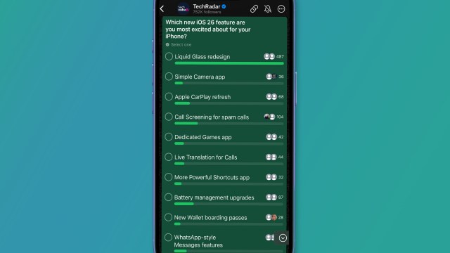 TechRadar WhatsApp poll