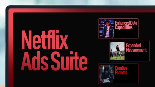A laptop screen showing an Netflix ads summary