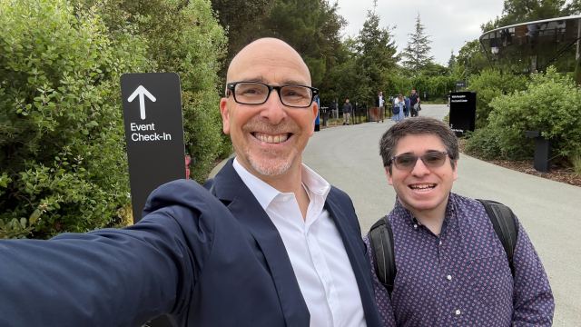 Lance Ulanoff at Apple Park