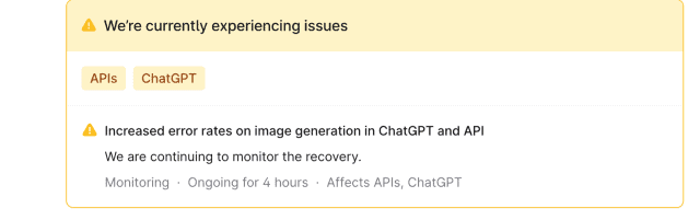 ChatGPT Down