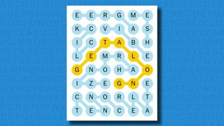 NYT Strands answers for game 399 on a blue background