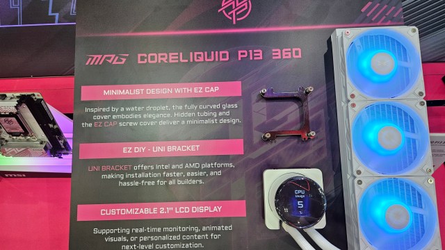 MSI components on display at Computex 2025