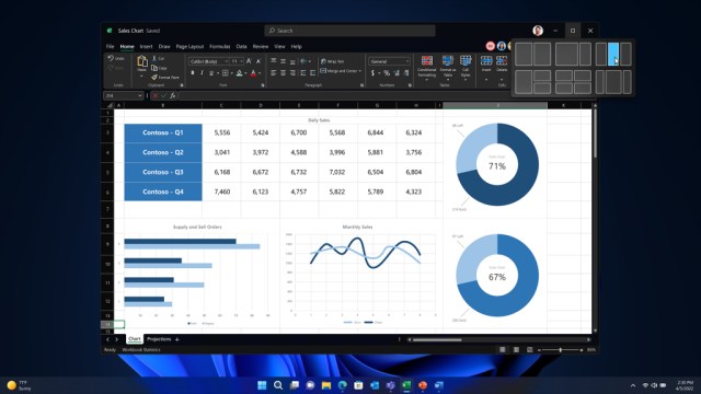 Windows 11 Snap layouts