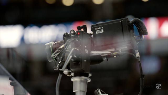 Sony Robotic Game Camera at NHL Game