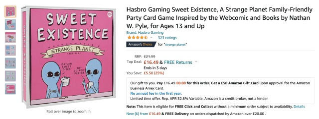Amazon Black Friday deal Sweet Existence