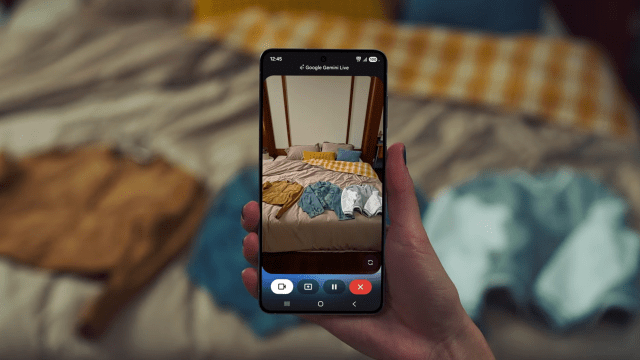 Google Gemini Live on S25 Edge