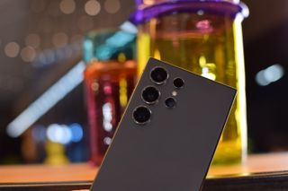 An image of the Galaxy S24 Ultra's cameras
