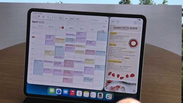 New iPadOS windows shown at WWDC 2025