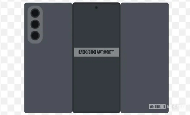 A leaked animation of the Samsung G Fold from One UI 8