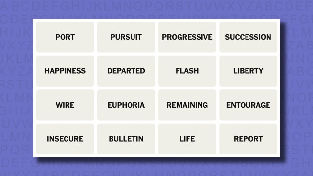 NYT Connections hints for game 742 on a purple background