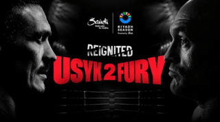 Usyk vs Fury 2: Reignited promotional image showing the pair facing off