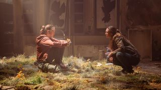 Bella Ramsey and Anna Torv in The Last of Us