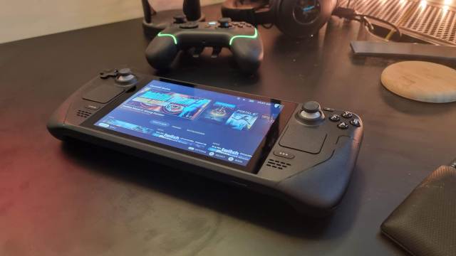 Photo of Steam Deck handheld console
