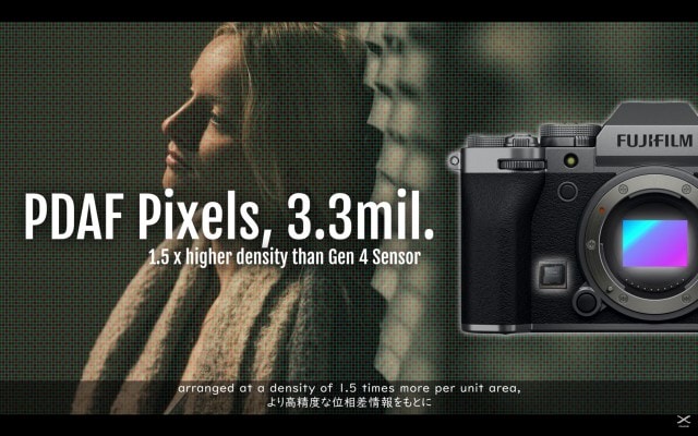 The Fujifilm X-T5's autofocus