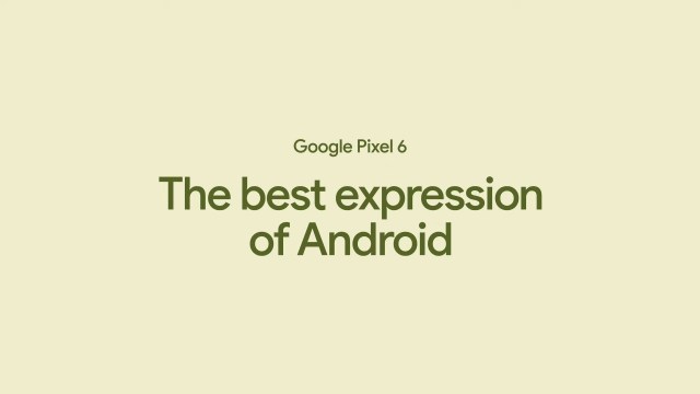 Google Pixel 6 event