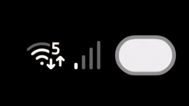 The 5G, WiFi, and Battery icons in One UI 7