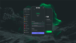 NymVPN ap on mobile – promo image