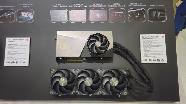 MSI components on display at Computex 2025