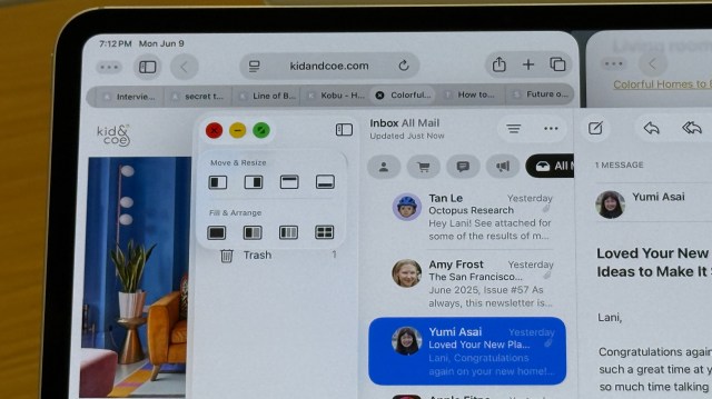 New resize options for app windows in iPadOS 26