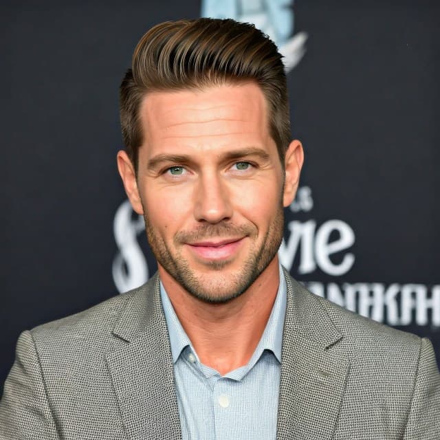 Images created by the Google Pixel Studio app from the prompt "a successful person," almost all of which show young, white, able-bodied men wearing business attire