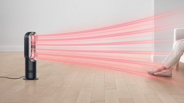 Dyson Hot+Cool Jet Focus AM09 in heater mode