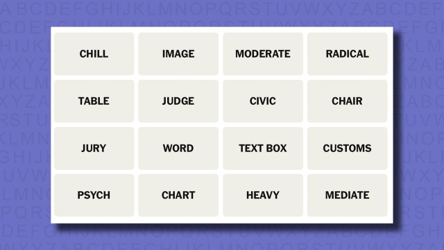 NYT Connections hints for game 730 on a purple background