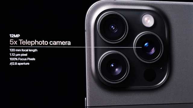 Apple Event 2023 iPhone camera