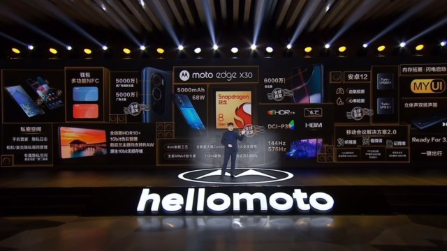 Moto Edge X30 event