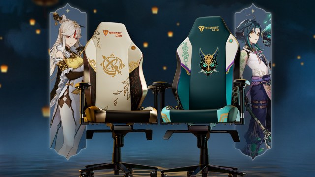 The Secretlab Genshin Impact collection.