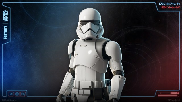 Fortnite First Order Stormtrooper skin.