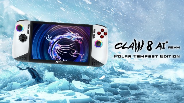 The new MSI Claw 8 AI+ Polar Tempest Edition
