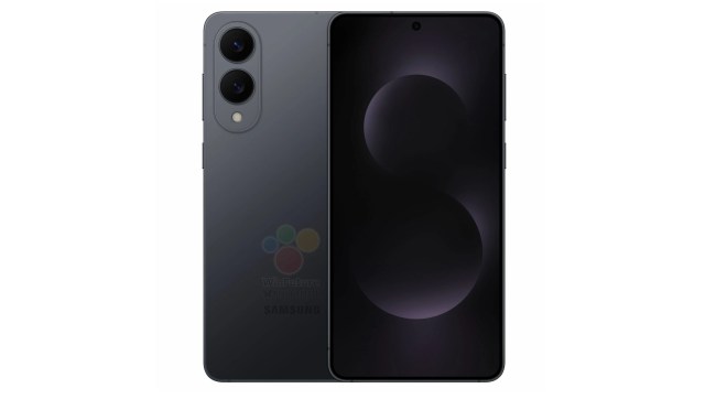 A leaked image of the Samsung Galaxy S25 Edge