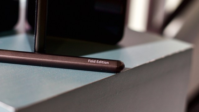 An S Pen Fold Edition on a table