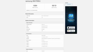 An early Geekbench listing for the Samsung Galaxy Z Fold 6