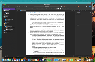 Scrivener on macOS