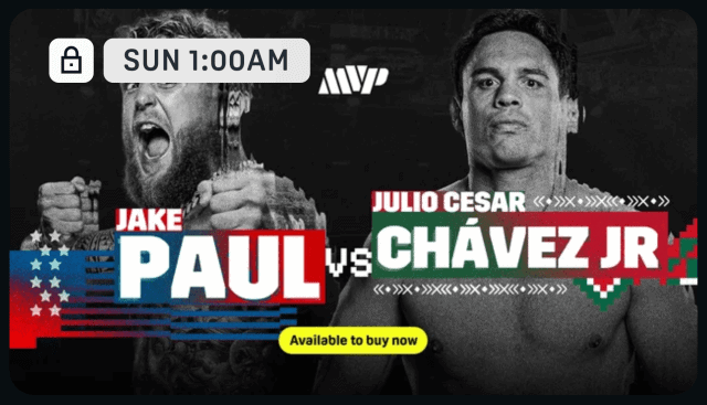 Jake Paul vs Chavez Jr on DAZN