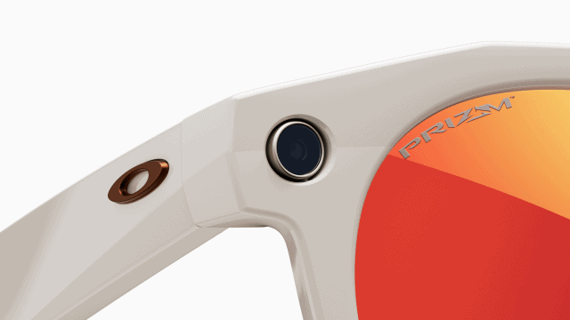 The Oakley Meta HSTN smart glasses' camera