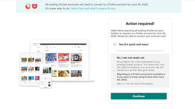 If you use Pocket, you’ve probably seen this notice.